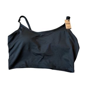 PINK : Active Wear Black Workout Top